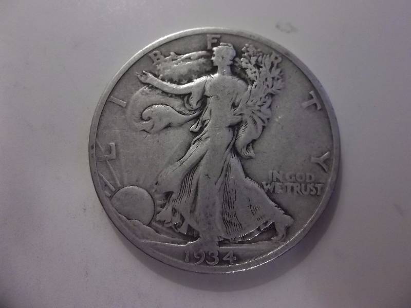 1934 S Walker Half Dollar Better Grade