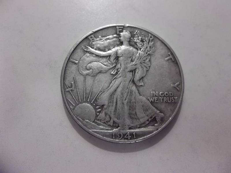 1941 D Walker Half Dollar High Grade XF