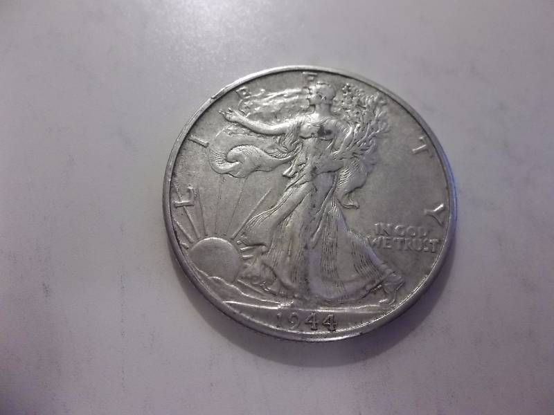 1944 D Walker Half Dollar Higher Grade AU