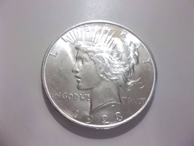 1923 D Peace Dollar Very High Grade MS