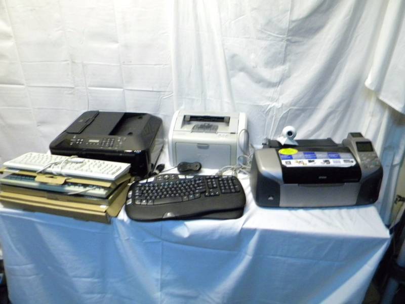 Printer and Keyboard Lot