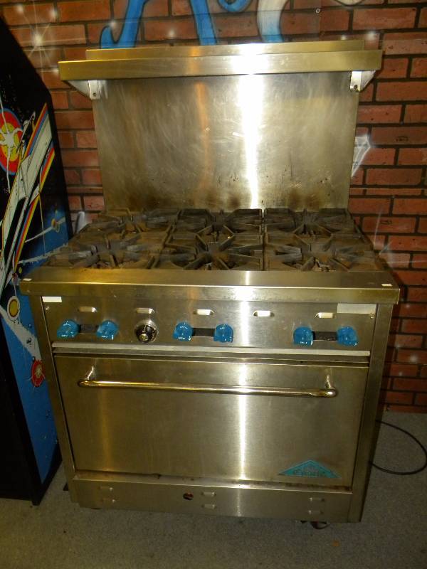 Castle 6 Burner Commercial Stove and Oven K.A.S. and Stuff Brooklyn