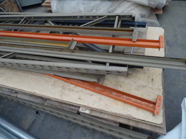 Pile of pallet racking. 30 x 96 upr...