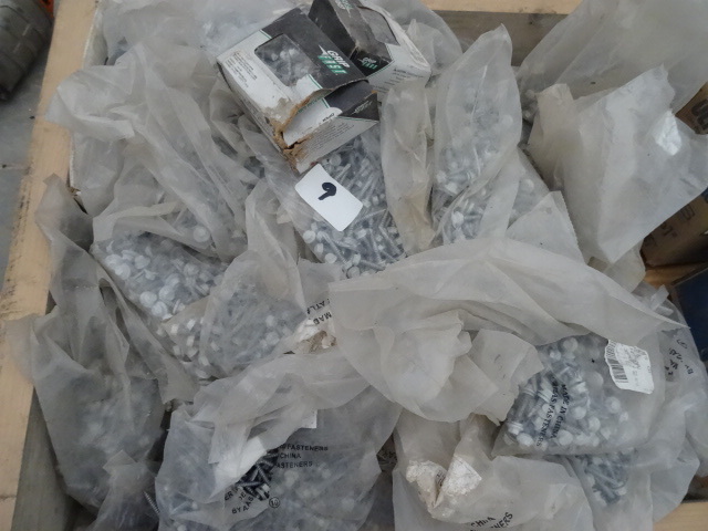 Large pile of self tapping screws f...