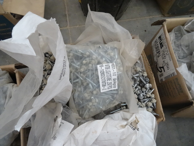 Box of self tapping screws for meta...