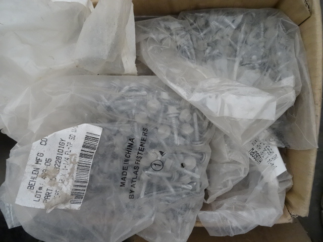 Box of self tapping screws for meta...