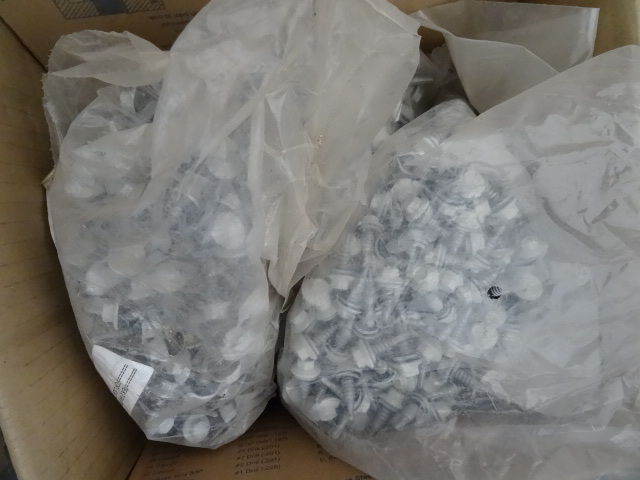 Box of self tapping screws for meta...