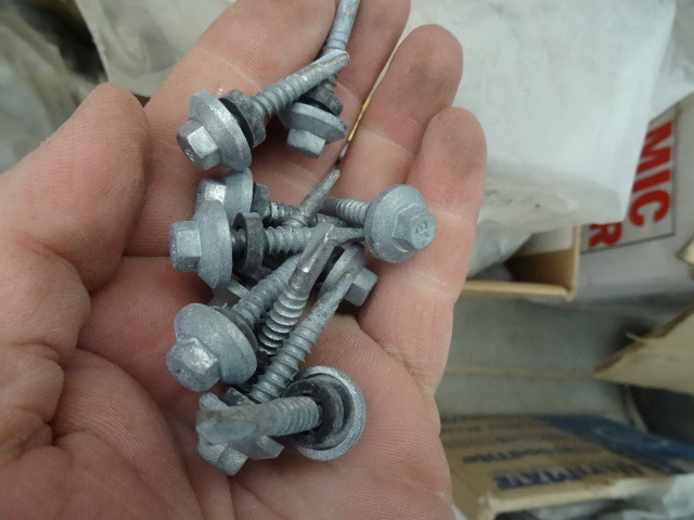 Box of self tapping screws for meta...