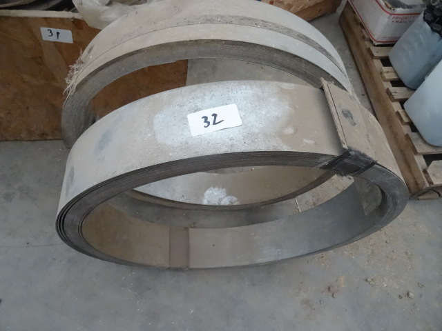 2 rolls of galvanized coil. 4 wide...