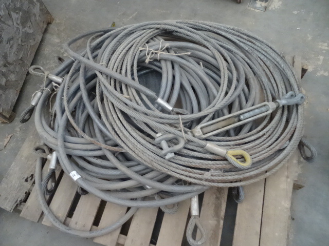 Large pallet of misc tension cables...