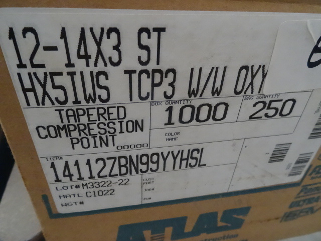 Box of self tapping screws for meta...