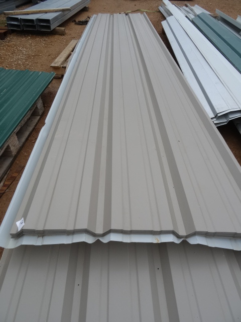 Steel siding  roofing. Mostly 16 ...