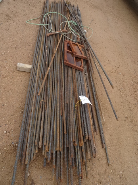 Large pile of mostly 34 rebar...