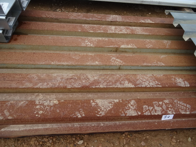 Heavy duty steel decking. 37 wide....