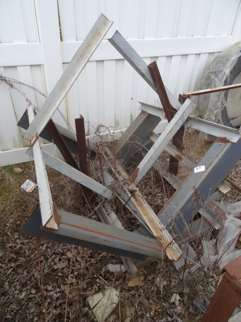 3 misc steel racks...