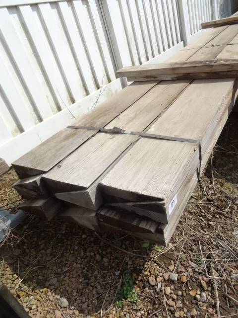 20 x 2 x 9 boards cut at a 45 de...