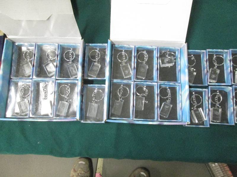 Lot of 20 3D Crystal Keychains...