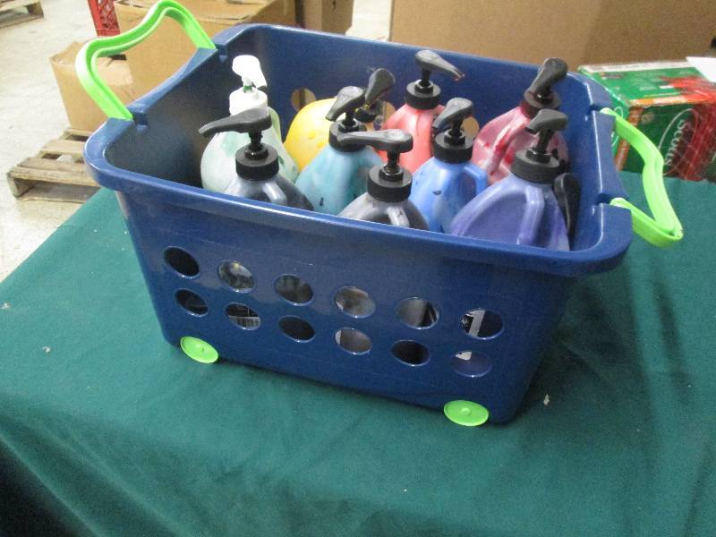 Rolling Tote of Assorted Colored Ac...