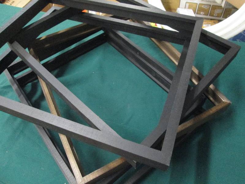 Lot of 6 Craft Wooden Frames 21x17....