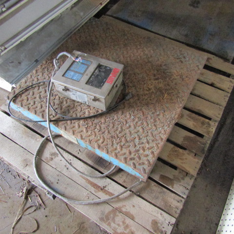 Electronic floor scale