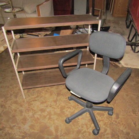 Chair & shelf