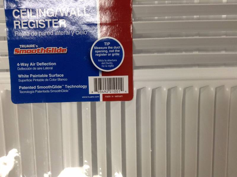 lot 10 image: Return Air Filter Grille 24 x 24 Never used