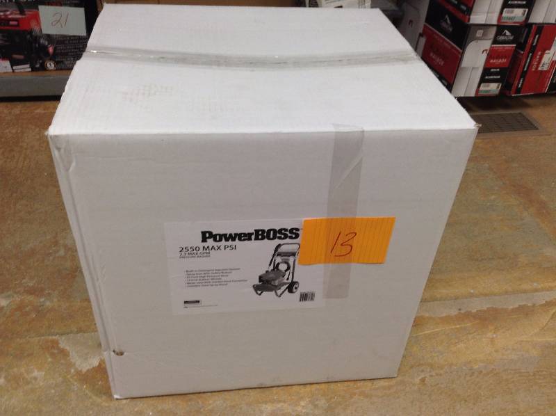 lot 13 image: PowerBoss 2550 MAX PSI 2,3 max GPM Preassure Washer