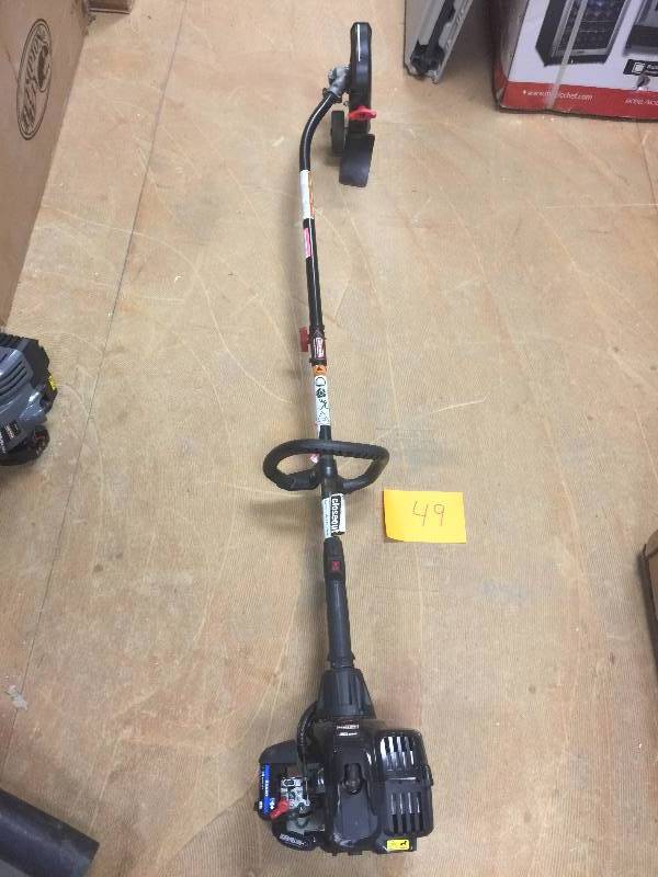 lot 48 image: Craftsman 27cc 2 Cycle Straight Shaft Gas Powered  Edger in working conditions
