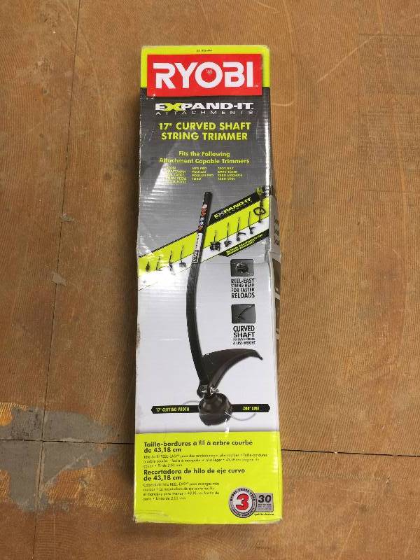 Ryobi Expand It 17 In Universal Curved Shaft String Trimmer Attachment