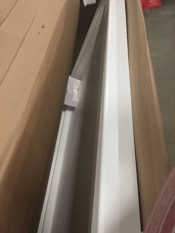 lot 92 image: Swan 32 in. x 60 in. Solid Surface Single Threshold Retrofit Right Drain Shower Floor in White not used