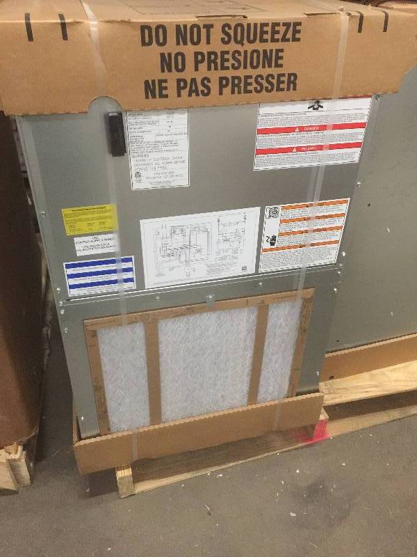 lot 97 image: AWUF360516 Wall Mounted, Multi-Speed Air Handler 3 Ton Never used