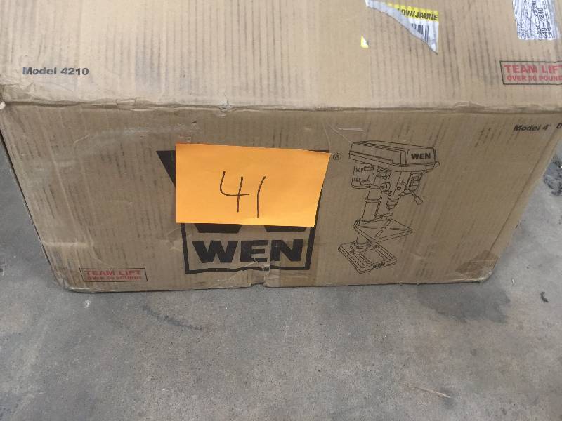 lot 41 image: Wen 10 in Drill Press with Laser  model 4210 never used