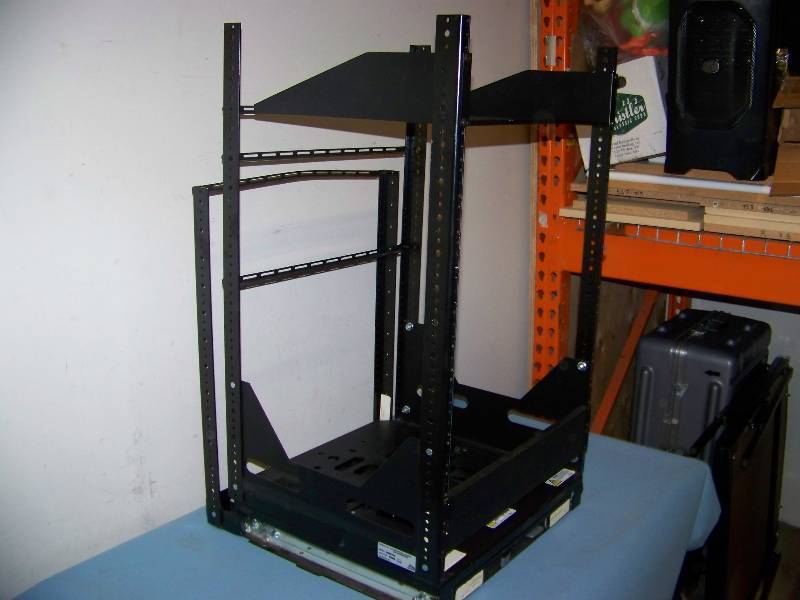 lot 66 image: Middle Atlantic, Audio  Video Equipment  Component Rack with Slide Out  Rotating Base