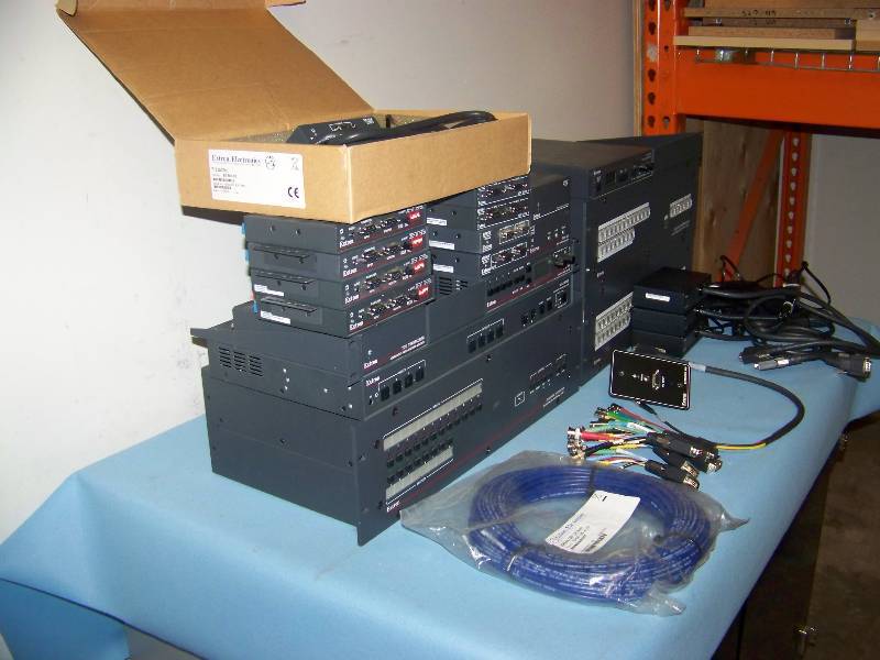 lot 81 image: Extron Electronics, Switchers, Distribution Amplifiers, Cable and more