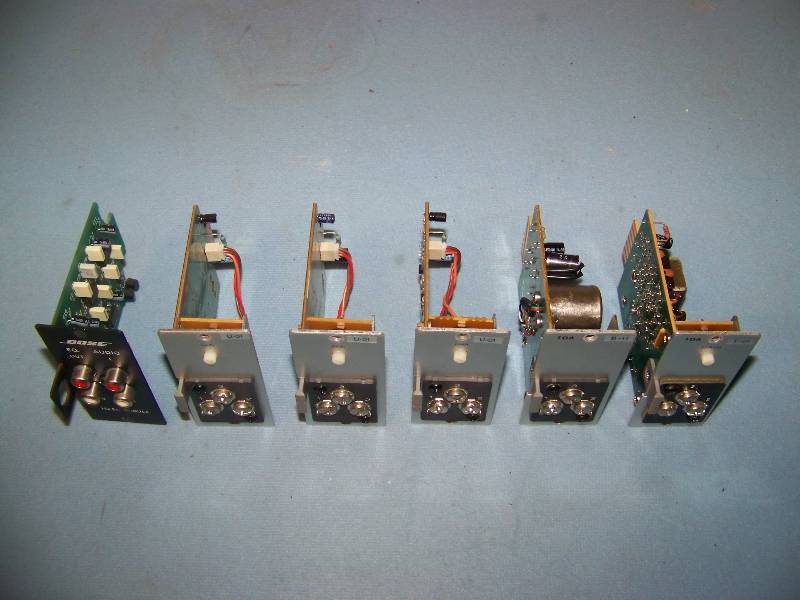 lot 71 image: (6) Rear Modules for TOA Amplifiers  Amps