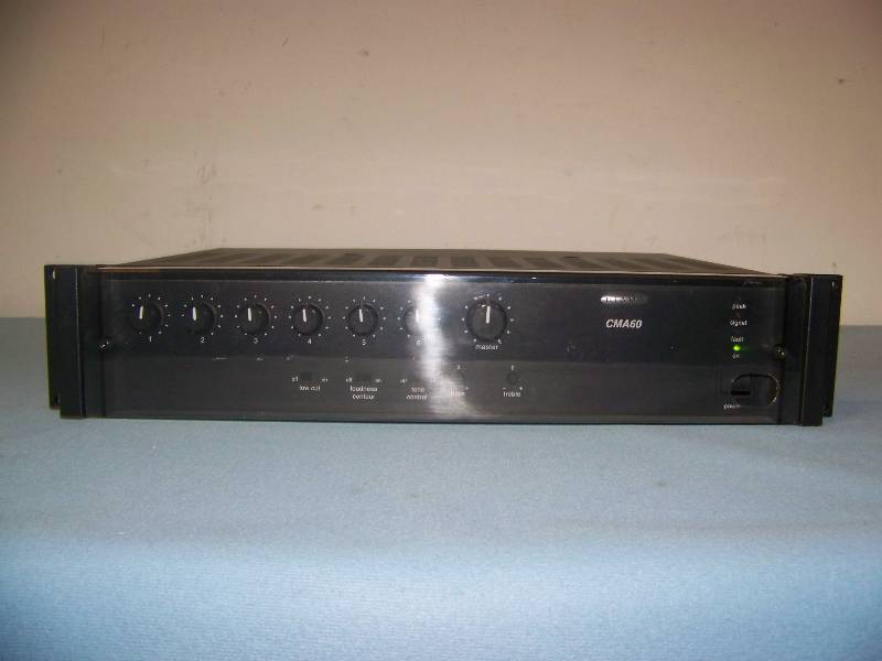lot 72 image: Biamp, 6 Channel Mixer  Equalizer, 60 Watt Power Amplifier  Amp