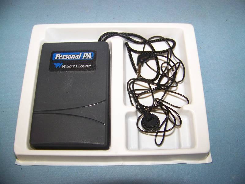lot 116 image: Williams Sound, Personal P.A., Assisted Listening Device in Original Box