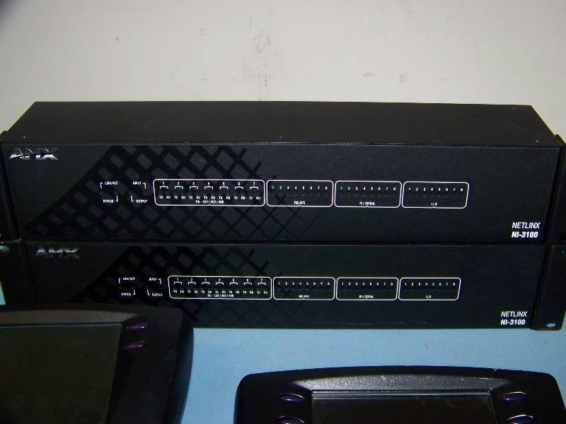 lot 80 image: AMX  Panja, Touch Panels, Receivers, Breakout Boxes and Controls  Switches
