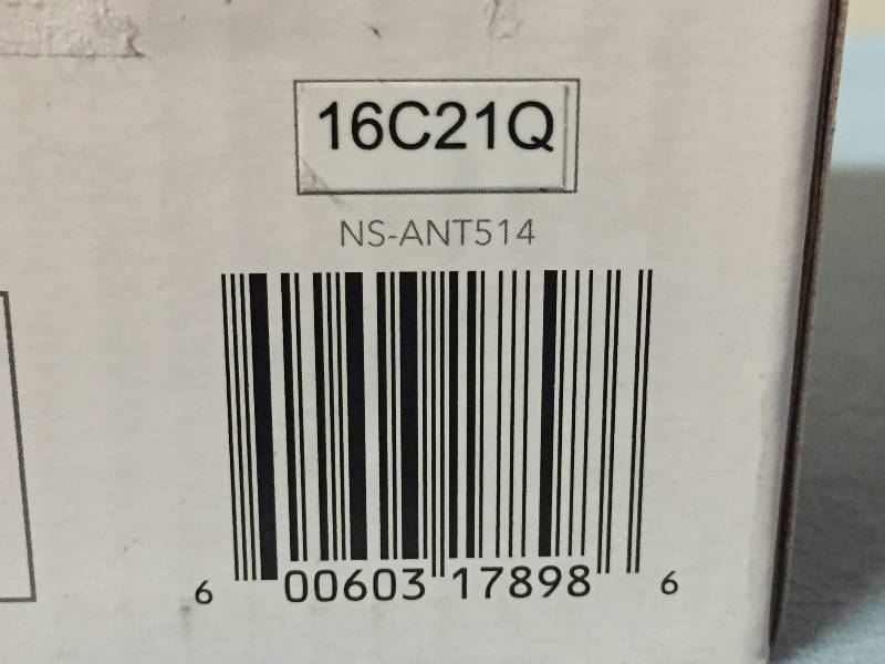 lot 124 image: Insignia, Indoor, HDTV Antenna with Fine Tuning