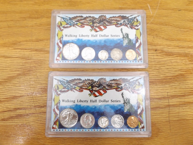 lot 13 image: 90% Silver 1934 and 1935 US Mint Sets
