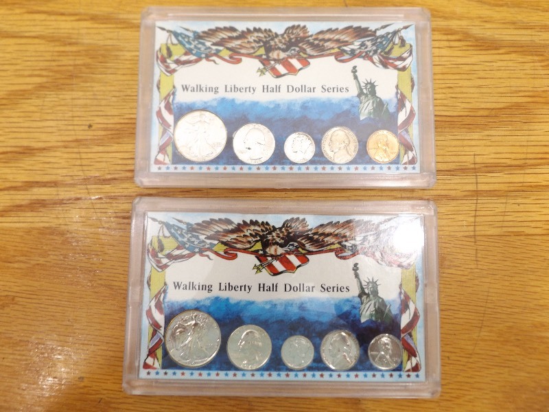 lot 17 image: 90% Silver 1942 and 1943 US Mint Sets