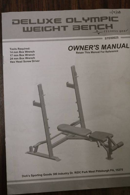 Olympic Weight Bench