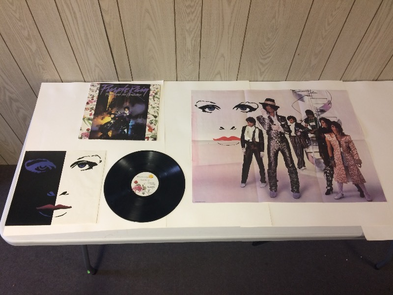 Vinyl Record Album PRINCE Purple Rain plus Poster