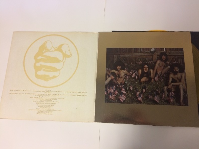 Vinyl Record Album GRAND FUNK Were An American Band YellowGold