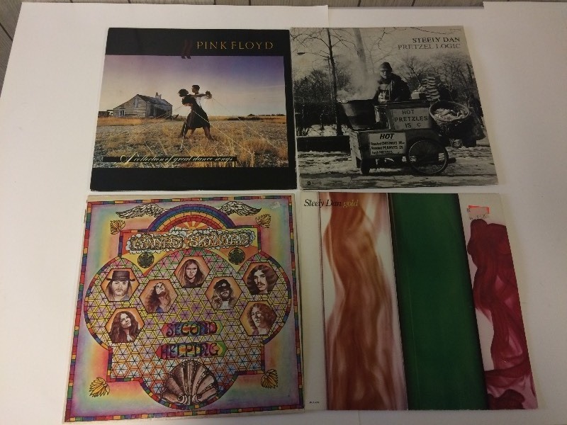 4 Vinyl Record Albums - PINK FLOYD, STEELY DAN, LYNYRD SKYNYRD