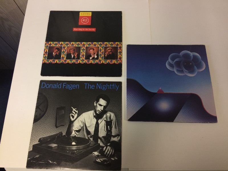3 Vinyl Record Albums - LEVEL 42, ALAN PARSONS, FAGON