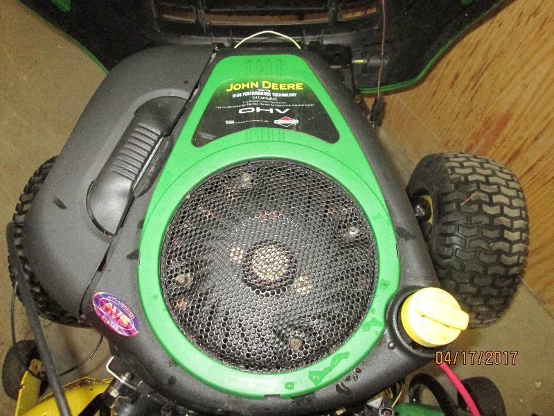 john deere 115 automatic deck