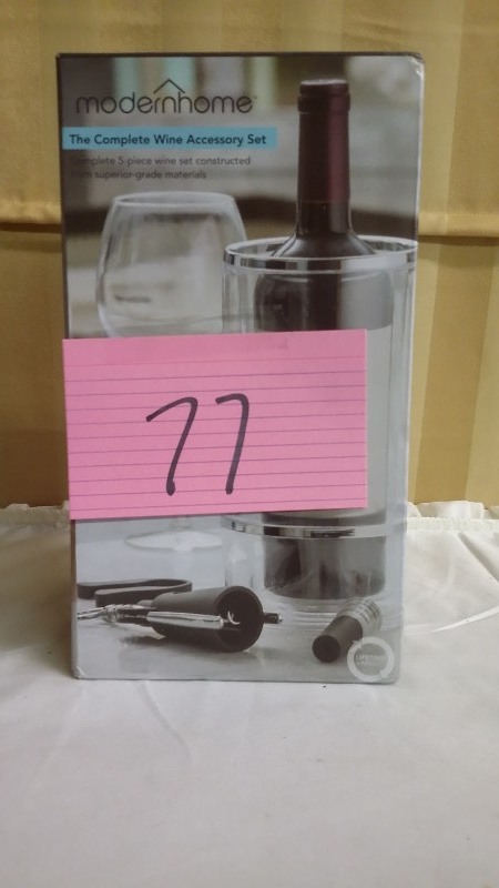 Modern Home Wine Kit 5 Piece Set