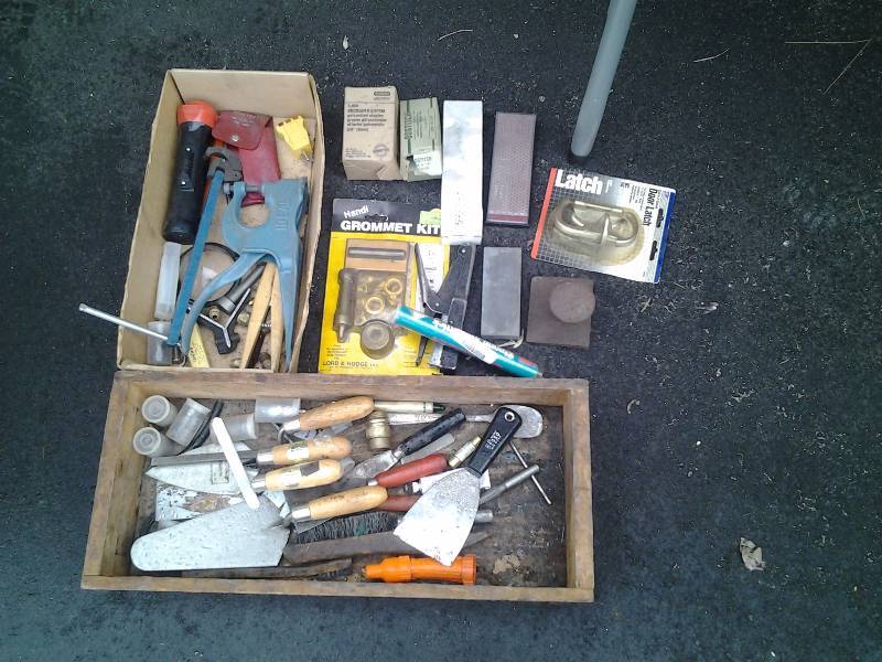 Trowels, Staplers,Sharpening Stones, Staples, Punches