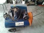 Air Compressor Campbell-Hausfeld With 50 Feet Of Hose. 220 Volt Works Great.